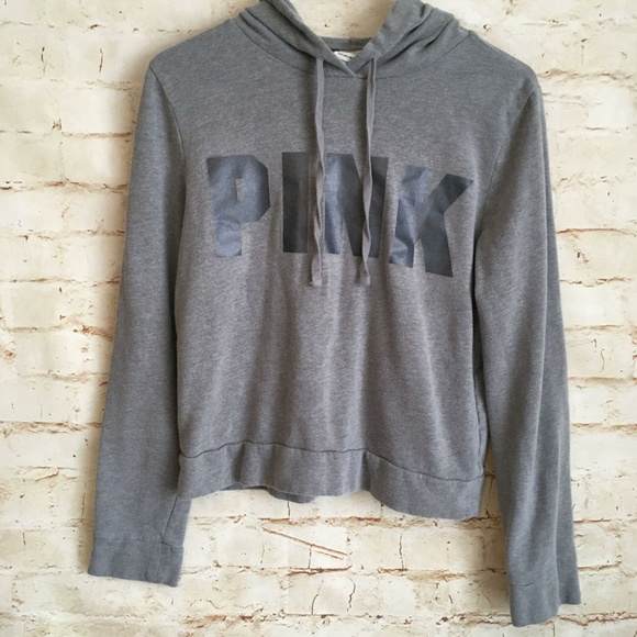 PINK Victoria's Secret Sweaters - ​Victoria's Secret PINK Hooded Sweatshirt